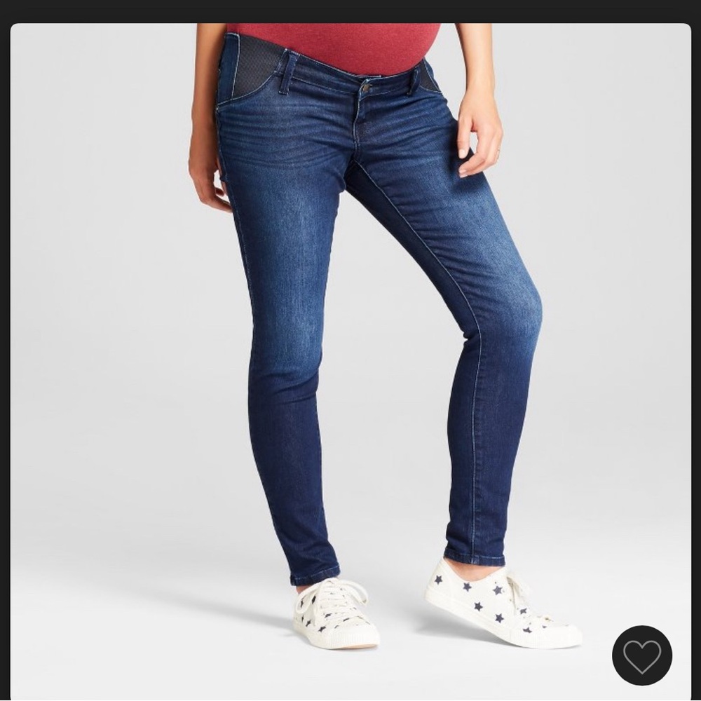 Isabel Maternity Jeans side panel